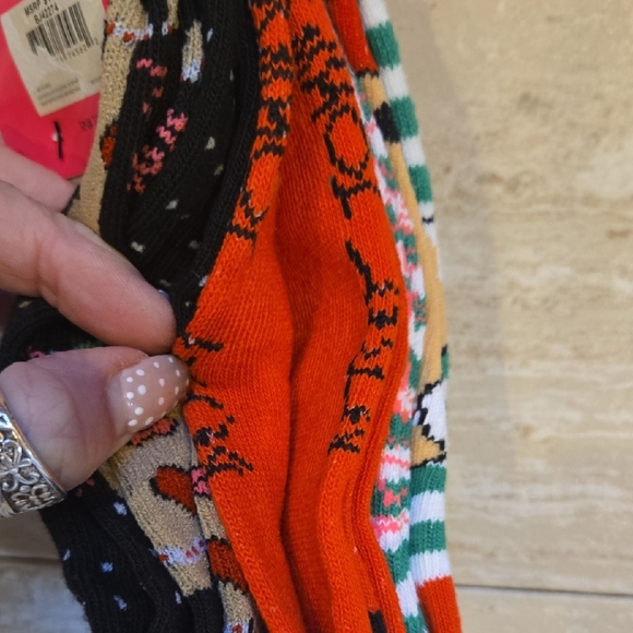 Betsey Johnson Pack of Three Holiday Crew Socks - Picture 3 of 8